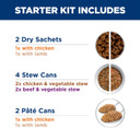 Hill'S Prescription Diet K/D Kidney Care Starter Kit Variety Pack Dog Food, Veterinary Diet, 5.25 Oz. Dry Food (2), 13 Oz. Cans (2), 5.5 Oz. Cans (4)