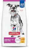 Hill'S Science Diet Small & Mini, Senior Adult 7+, Small & Mini Breeds Senior Premium Nutrition, Dry Dog Food, Chicken, Brown Rice, & Barley, 4.5 Lb Bag