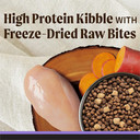 Merrick Backcountry Grain Free Dry Puppy Dog Food, Kibble With Freeze Dried Raw Pieces, Chicken Recipe - 4.0 Lb. Bag