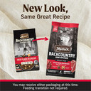 Merrick Backcountry Grain Free Dry Adult Dog Food Kibble With Freeze Dried Raw Pieces, Great Plains Red Recipe - 4.0 Lb. Bag
