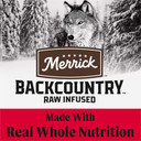 Merrick Backcountry Healthy Grains Kibble With Freeze Dried Raw Pieces, Great Plains Red Meat Recipe Dog Food - 4.0 Lb. Bag