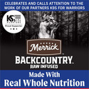 Merrick Backcountry Raw Infused Grain Free Dog Food, Hero'S Banquet Recipe, Freeze Dried Dog Food - 4.0 Lb. Bag