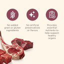 Rachael Ray Nutrish Peak Natural Dry Dog Food With Added Vitamins, Minerals & Taurine, Open Prairie Recipe With Beef, Venison & Lamb, 4 Pounds, Grain Free (Packaging May Vary)