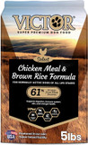 Victor Super Premium Dog Food  Chicken Meal & Brown Rice Formula - Dry Dog Food For All Normally Active Dogs Of All Life Stages  Ideal For Dogs With Meat Protein Allergies, 5 Lb