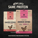 Vital Essentials Freeze Dried Raw Dog Food, Chicken Mini Nibs Entree, 14 Oz