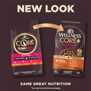 Wellness Core+ (Formerly Rawrev) Natural Grain Free Small Breed Dry Dog Food, Original Turkey & Chicken With Freeze Dried Turkey, 4-Pound Bag