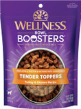 Wellness Tender Toppers (Previously Core Bowl Boosters), Grain-Free Natural Dog Food Toppers Or Mixers, Made With Real Meat (Turkey & Chicken, 8 Oz Bag)