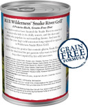 Blue Buffalo Wilderness Snake River Grill Natural High Protein Wet Food For Adult Dogs, Trout, Venison & Rabbit, 12.5-Oz. Cans, 12 Count