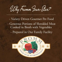 Fromm Four-Star Nutritionals Shredded Beef In Gravy Entrã£Â©E Dog Food - Premium Wet Dog Food - Beef Recipe - Case Of (12) 12 Oz Cans