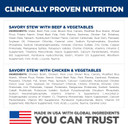Hill'S Science Diet Small & Mini, Adult 1-6, Small & Mini Breeds Premium Nutrition, Wet Dog Food, Variety Case: Chicken & Vegetables; Salmon & Vegetables Stew, 3.5 Oz Tray Variety Case, Case Of 12