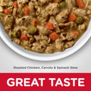 Hill'S Science Diet Healthy Cuisine, Adult 1-6, Great Taste, Wet Dog Food, Roasted Chicken, Carrots & Spinach Stew, 12.5 Oz Can, Case Of 12