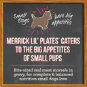 Merrick Lilã¢Â Plates Grain Free Dinner Duos Soft Natural Wet Small Dog Food Variety Pack, Beef And Turkey - (Pack Of 1) 2.6 Lb. Tubs