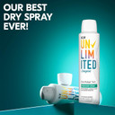 Degree Unlimited Antiperspirant Deodorant Dry Spray Marine 2 Count Long-Lasting Sweat & Odor Protection With Antiperspirant Technology Smartadapt Tech 3.8 Oz
