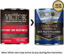Victor Super Premium Dog Food  Grain Free  Beef And Vegetables Cuts In Gravy  Canned Wet Adult Dog And Puppy Food - All Breed Sizes, 12 X 13.2 Oz Cans