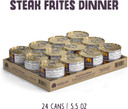 Weruva Classic Dog Food, Steak Frites With Beef, Pumpkin & Sweet Potato In Gravy, 5.5Oz Can (Pack Of 24)