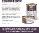 Weruva Classic Dog Food, Steak Frites With Beef, Pumpkin & Sweet Potato In Gravy, 5.5Oz Can (Pack Of 24)