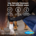 Farnam Vetrolin Horse Liniment For Muscle Soreness, Stiffness And Inflammation Relief On Horses, Helps Reduce Swelling 128 Ounces