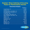 Farnam Quietex Show Calming & Focusing Paste, Helps Keep Horses Calm & Relaxed That Become Nervous In The Show Ring 30 Cc