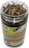Cricket Crunch (3.2 Oz.) - All Natural Healthy High Protein Insect Treat - Chickens, Birds, Hedgehogs, Bluebirds, Reptiles, Sugar Gliders, Opossums, Skunks, Lizards, Fish, Turtles, Amphibians