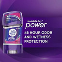 Lady Speed Stick Invisible Dry Power Antiperspirant Deodorant Gel For Women, Fresh Fusion - 2.3 Ounce (6 Pack)