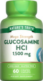Nature'S Truth Glucosamine Hci 1500Mg | 60 Caplets | Mega Strength Supplement | Non-Gmo & Gluten Free Supplement
