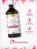 Carlyle Liquid Collagen 16 Fl Oz | With Biotin And Amino Acid Protein | Natural Berry Flavor | Non-Gmo, Gluten Free