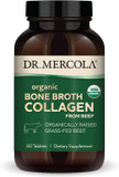 Dr. Mercola Organic Bone Broth Collagen, 30 Servings (90 Tablets), Organically Raised Grass-Fed Beef, Dietary Supplement, Supports Bone And Joint Comfort, Usda Organic, Non-Gmo