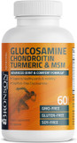 Bronson Glucosamine Chondroitin Turmeric & Msm Advanced Joint & Cartilage Formula, Supports Healthy Joints, Mobility & Cartilage - Non-Gmo, 60 Capsules