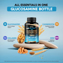 Glucosamine Chondroitin Msm Collagen | Fsa Hsa Eligible | Joint Support Supplement 2800 Mg | Made In Usa | Fsa Approved Product Items | Flexibility Nutritional Vitamins | For Men & Women, 120 Capsules