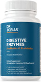 Dr. Tobias Digestive Enzymes With Probiotics, Prebiotics And Postbiotics Bromelain, Amylase, Lipase, For Better Digestion & Immune Function, 60 Capsules, 30 Servings (2 Daily)