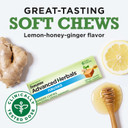 From The Makers Of Dramamine, Advanced Herbals, Nausea And Stress Support With Ginger And Ashwagandha, Tropical Fruit And Ginger Flavored Lozenges, 20 Ct