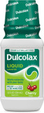 Dulcolax Saline Laxative Liquid, Fast & Gentle Constipation Relief, Cherry Flavor, Magnesium Hydroxide 1200 Mg, 12 Fl. Oz