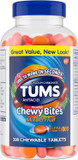 Tums Chewy Bites Chewable Antacid Tablets For Ultra Strength Heartburn Relief, Great For A Summer Bbq- Mixed Fruit - 200 Count