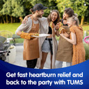 Tums Chewy Bites Chewable Antacid Tablets For Ultra Strength Heartburn Relief, Great For A Summer Bbq- Mixed Fruit - 200 Count