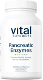 Vital Nutrients Pancreatic Enzymes 1000Mg (Full Strength) | Pancreatin Digestion Supplement With Protease, Amylase & Lipase | Digestive Enzymes | Gluten, Dairy, And Soy Free | 90 Capsules
