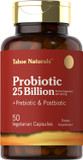 Carlyle Prebiotic, Probiotic & Postbiotic | 25 Billion Cfu | 50 Powder Pills | Men And Women'S Digestive Health | Vegetarian And Non-Gmo Supplement