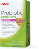 Gnc Probiotic Solutions Women'S | Clinically Studied Multi-Strain For Women, Supports Digestive And Immune Health, Vegetarian | 60 Capsules