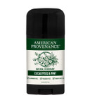 American Provenance Aluminum Free Natural Deodorant For Women And Men - Eucalytus And Mint - 24 Hour Odor Protection Cruelty Free - Made In The Usa (1 Pack)