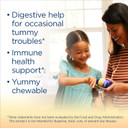 Renew Life Kids Probiotic Gummies, Supports Digestive & Immune Health, Prebiotics & Probiotics, Raspberry, 30 Gummies