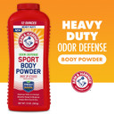 Arm & Hammer Sport Body Powder, Powder For Men And Women, Fresh Feeling, Talc Free, Aluminum Free Odor Defense With Baking Soda Arm & Hammer Sport Body Powder, Powder For Men And Women, Fresh Feeling, Talc Free, Aluminum Free Odor Defense With Baking Soda