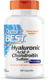 Doctor'S Best Hyaluronic Acid With Chondroitin Sulfate, Featuring Biocell Collagen, Non-Gmo, Gluten Free, Soy Free, Joint Support, 180 Count (Pack Of 1)