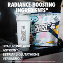 Ghost Glow Sticks: Beauty And Detox Supplement - 30 On-The-Go Stick Packs, Mango Margarita - Hyaluronic Acid, Biotin & L-Theanine For Skin-Boosting Support - Sugar Free, Gluten Free