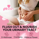 Phresh D-Mannose With Cranberry Capsules For Women And Men, Maximum Strength 1000 Mg Per Serving - Supports: Urinary Tract Health - Made In The Usa