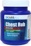 Careall Medicated Chest Rub 4 Oz. Topical Analgesic And Cough Suppressant. Provides Relief To Throat, Chest And Sinuses From Cough, Cold, And Congestion
