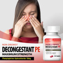 Healtha2Zã¢Â® Decongestant Pe | Phenylephrine Hcl 10 Mg | Maximum Strength | Non-Drowsy Nasal & Sinus Congestion Relief Due To Cold & Allergies (90 Count (Pack Of 1))