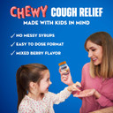 Mucinex Children'S Mighty Chews Kids Cough Medicine, Easy To Dose Cough Suppressant For Kids With Dextromethorphan, Kids Travel Medicine For Cough, Mixed Berry Flavor, 16 Medicated Chewable Tablets