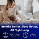 Vicks Warm Steam Vaporizer, Small To Medium Rooms, 1.5 Gallon Tank  Warm Mist Humidifier For Baby And Kids Rooms With Night Light, Works With Vicks Vapopads And Vaposteam