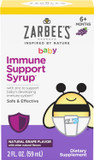 Zarbee'S Baby Immune Support With Zinc, Baby & Toddler Vitamin 6 Months+, Includes Syringe For Easy & Accurate Dosing, Natural Grape Flavor, 2Oz
