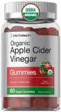 Horbã£Â¤Ach Organic Apple Cider Vinegar Gummies | 60 Gummies | Vegan, Non-Gmo & Gluten-Free Supplement | Usda Organic Acv | Apple Flavor