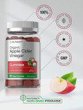 Horbã£Â¤Ach Organic Apple Cider Vinegar Gummies | 60 Gummies | Vegan, Non-Gmo & Gluten-Free Supplement | Usda Organic Acv | Apple Flavor